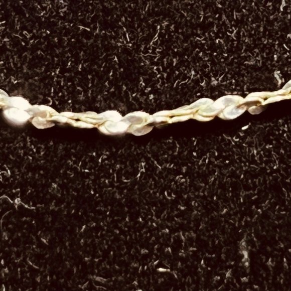 Clair's Silver Tone Clear Rhinestone Bib Necklace (3841) - Picture 6 of 8